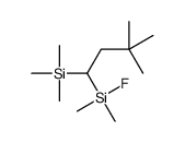 (3,3-dimethyl-1-trimethylsilylbutyl)-fluoro-dimethylsilane Structure