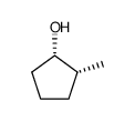 1S,2R-cis-2-methyl cyclopentanol结构式