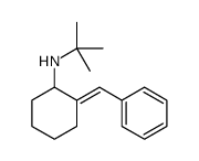 2-benzylidene-N-tert-butylcyclohexan-1-amine Structure
