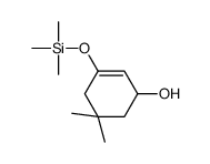 5,5-dimethyl-3-trimethylsilyloxycyclohex-2-en-1-ol结构式