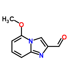 5-methoxy-Imidazo[1,2-a]pyridine-2-carboxaldehyde结构式