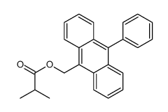 (10-phenylanthracen-9-yl)methyl 2-methylpropanoate结构式