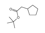 tert-butyl 2-cyclopentylacetate结构式