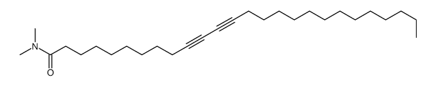 N,N-dimethylhexacosa-10,12-diynamide Structure