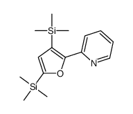 trimethyl-(2-pyridin-2-yl-5-trimethylsilylfuran-3-yl)silane结构式