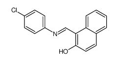 1-[(4-chloroanilino)methylidene]naphthalen-2-one结构式