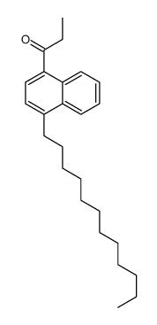 1-(4-dodecylnaphthalen-1-yl)propan-1-one Structure