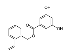 (2-ethenylphenyl)methyl 3,5-dihydroxybenzoate结构式