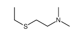 2-ethylsulfanyl-N,N-dimethylethanamine结构式