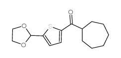 CYCLOHEPTYL 5-(1,3-DIOXOLAN-2-YL)-2-THIENYL KETONE picture