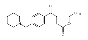 ETHYL 4-OXO-4-[4-(PIPERIDINOMETHYL)PHENYL]BUTYRATE结构式