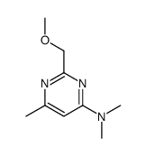 2-(methoxymethyl)-N,N,6-trimethylpyrimidin-4-amine Structure