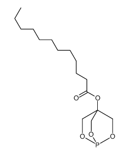 2,6,7-trioxa-1-phosphabicyclo[2.2.2]octan-4-yl dodecanoate Structure