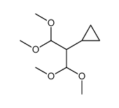 1,1,3,3-tetramethoxypropan-2-ylcyclopropane结构式