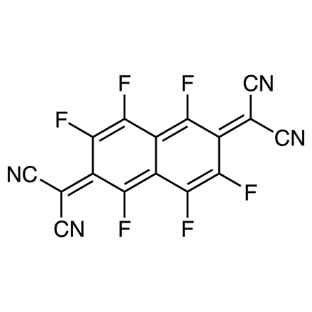 2,2'-(Perfluoronaphthalene-2,6-diylidene)dimalononitrile Structure