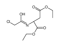 diethyl (2S)-2-[(2-chloroacetyl)amino]butanedioate结构式