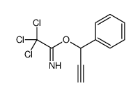 1-phenylprop-2-ynyl 2,2,2-trichloroethanimidate结构式
