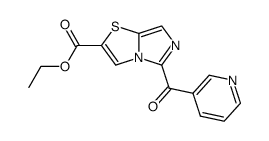 2-ethoxycarbonyl-5-(pyridin-3-yl)carbonylimidazo[5,1-b]thiazole Structure