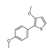 3-methoxy-2-(4-methoxyphenyl)thiophene Structure