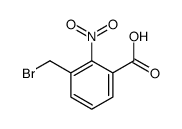 3-(bromomethyl)-2-nitrobenzoic acid结构式