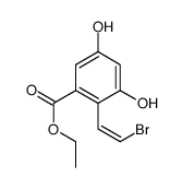ethyl 2-(2-bromoethenyl)-3,5-dihydroxybenzoate结构式