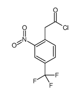 2-[2-nitro-4-(trifluoromethyl)phenyl]acetyl chloride结构式