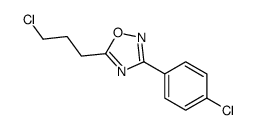 3-(4-Chlorophenyl)-5-(3-chloropropyl)-1,2,4-oxadiazole Structure