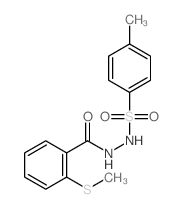 Benzoicacid, 2-(methylthio)-, 2-[(4-methylphenyl)sulfonyl]hydrazide picture