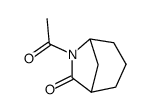 6-Azabicyclo[3.2.1]octan-7-one, 6-acetyl- (6CI,7CI)结构式