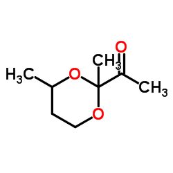 Ketone, 2,4-dimethyl-m-dioxan-2-yl methyl (7CI) structure