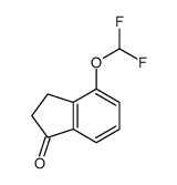 4-(difluoromethoxy)-2,3-dihydroinden-1-one结构式