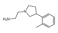 2-[3-(2-methylphenyl)pyrrolidin-1-yl]ethanamine Structure