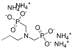 [(propylimino)bis(methylene)]bisphosphonic acid, ammonium salt结构式