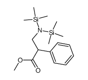 methyl 3-(bis(trimethylsilyl)amino)-2-phenylpropanoate Structure