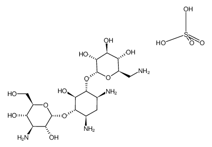 dikanamycin A tris(sulphate) Structure