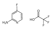 4-fluoropyridin-2-amine trifluoroacetate结构式