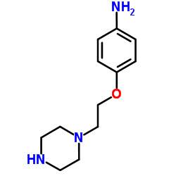 4-[2-(1-Piperazinyl)ethoxy]aniline结构式