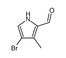 4-bromo-3-methylpyrrole-2-carboxaldehyde结构式