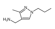 1H-Pyrazole-4-methanamine, 3-methyl-1-propyl structure