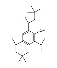 2-tert-butyl-4,6-bis(2,4,4-trimethylpentan-2-yl)phenol结构式