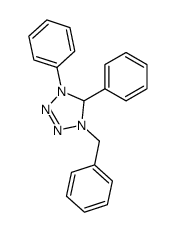 1-benzyl-4,5-diphenyl-4,5-dihydro-1H-tetrazole结构式