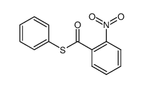 2-Nitro-thiobenzoesaeure-S-phenylester结构式