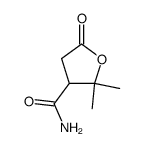 2,2-dimethyl-5-oxo-tetrahydro-furan-3-carboxylic acid amide结构式