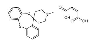 (Z)-but-2-enedioic acid,1'-methylspiro[benzo[c][1,5]benzoxathiepine-6,4'-piperidine] Structure