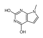 7-Methyl-1H-pyrrolo[2,3-d]pyrimidine-2,4(3H,7H)-dione结构式