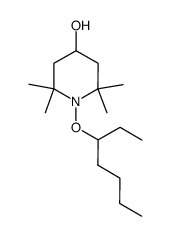 1-(1-ethyl-pentyloxy)-2,2,6,6-tetramethylpiperidin-4-ol结构式