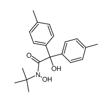 N-tert-Butyl-2,N-dihydroxy-2,2-di-p-tolyl-acetamide结构式