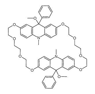 bis-2,7-(10-methyl-9-phenyl-9-methoxyacridane)-51-crown-12 Structure
