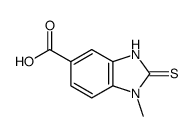 1-methyl-2-thiobenzimidazolyl-5-carboxylic acid Structure