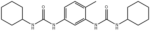 1,1'-(4-methyl-1,3-phenylene)bis(3-cyclohexylurea)结构式